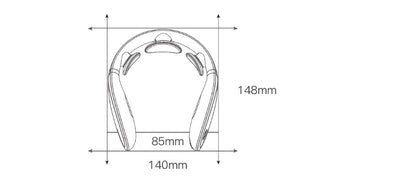 Jeeback Cervical Massager G2 TENS Pulse Back Neck Massage