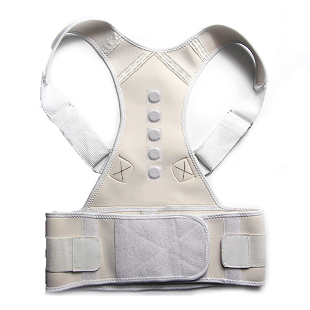 Adjustable Magnetic Posture Corset Back Men Body Shaper & Brace Back Shoulder Belt Lumbar