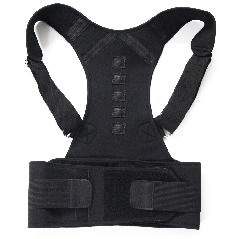Adjustable Magnetic Posture Corset Back Men Body Shaper & Brace Back Shoulder Belt Lumbar
