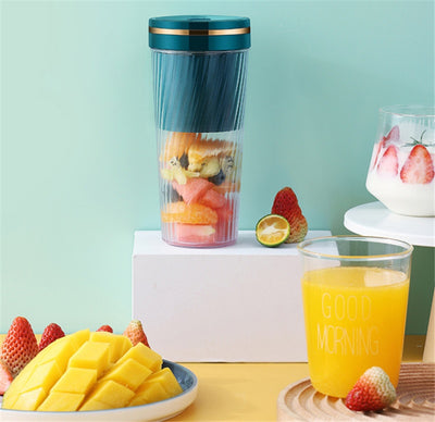 Portable Blender Mini Home Juicer Cup Wireless & USB Electric Fruit Juice Machine