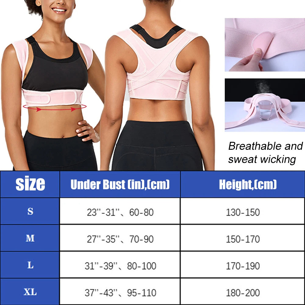 Anti-Humpback Orthotics Ban Standing Posture Sitting & Spine Back Belt