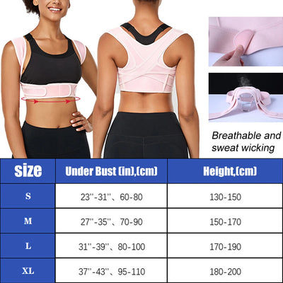 Anti-Humpback Orthotics Ban Standing Posture Sitting & Spine Back Belt