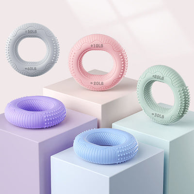 Silicone Adjustable Hand Grip Arm Exercise & Ring Fitness