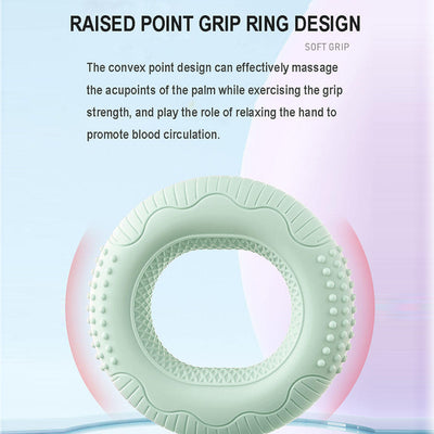 Silicone Adjustable Hand Grip Arm Exercise & Ring Fitness