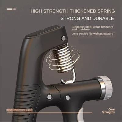 Counting Grip Strengthener & Arm Muscle Adjustable Wrist Strength Rehabilitation Equipment